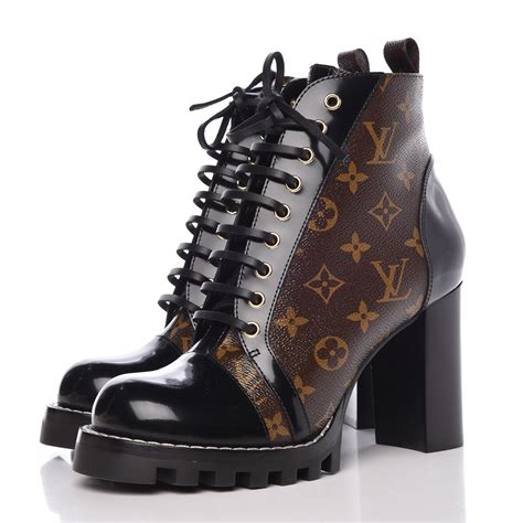 louis vuitton monogram ankle boots.